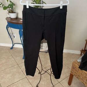 Ann Taylor LOFT Black Ankle Dress Pants - 10